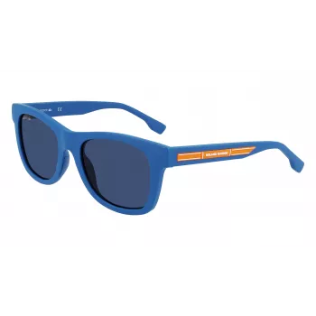 Lacoste detské slnečné okuliare L3643SRG-424 modrý rám sivé šošovky 48/17/130 mm