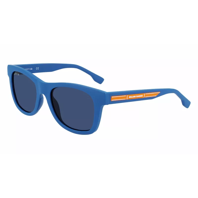 Lacoste detské slnečné okuliare L3643SRG-424 modrý rám sivé šošovky 48/17/130 mm