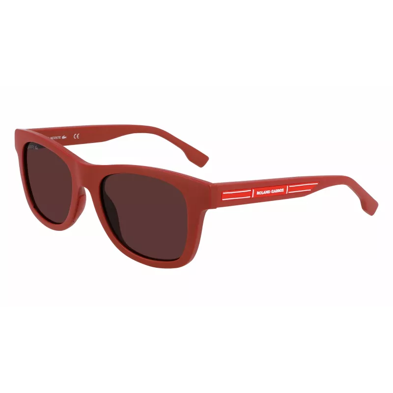 Lacoste detské slnečné okuliare L3643SRG-604 červený rám sivé sklá 48mm