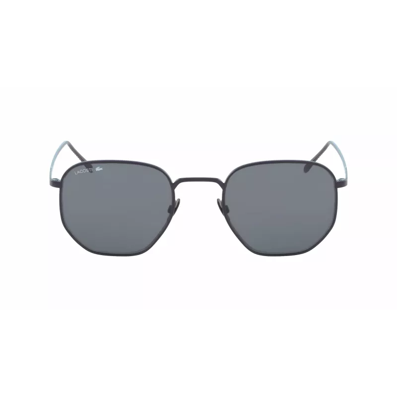 Lacoste L206S-424 unisex obdĺžnikové slnečné okuliare námornícka modrá sivá 51 mm