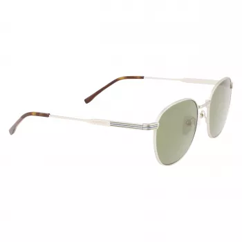 Lacoste L251S-40 unisex obdĺžnikové slnečné okuliare tmavomodrý rám sivé sklá 52 mm
