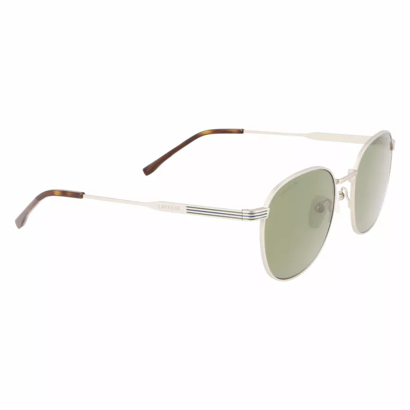 Lacoste L251S-40 unisex obdĺžnikové slnečné okuliare tmavomodrý rám sivé sklá 52 mm