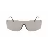 LACOSTE L253S-6219101 unisex obdĺžnikové slnečné okuliare 62/19/150 mm čierna/sivá