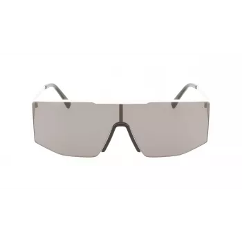 LACOSTE L253S-6219101 unisex obdĺžnikové slnečné okuliare 62/19/150 mm čierna/sivá