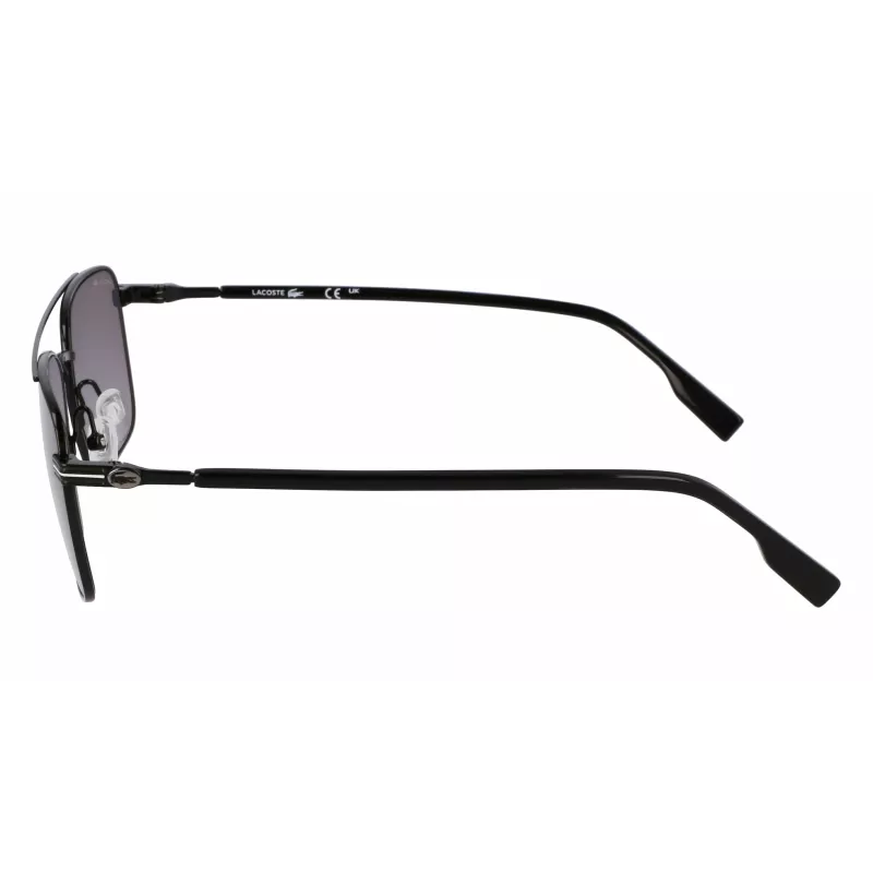 Lacoste L264S slnečné okuliare pánske 58/17/145 mm čierny rám sivé sklá