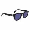 Lacoste L6015SN-1 unisex slnečné okuliare čierna obruba sivé sklá 49 mm