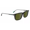 Lacoste L6017S5517240 hranaté havana slnečné okuliare pre pánov - hnedé šošovky 55/17/145 mm