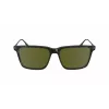 Lacoste L6017S5517240 hranaté havana slnečné okuliare pre pánov - hnedé šošovky 55/17/145 mm