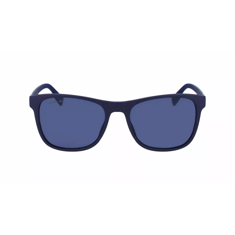 Lacoste L6031S-424 pánske hranaté slnečné okuliare - modrá obruba, sivé sklá, UV400