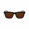 Lacoste L6045S-1 pánske slnečné okuliare, čierny acetátový rám, sivé polykarbonátové sklá, 54/19/145 mm