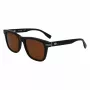 Lacoste L6045S-1 pánske slnečné okuliare, čierny acetátový rám, sivé polykarbonátové sklá, 54/19/145 mm