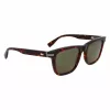 Lacoste L6045S-230 pánske obdĺžnikové slnečné okuliare Havana hnedé 54mm