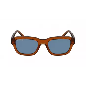 Lacoste L6048S-210 unisex hranaté slnečné okuliare Havana hnedé 51mm