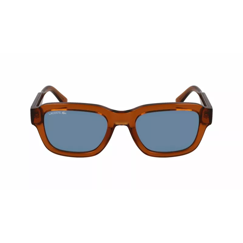 Lacoste L6048S-210 unisex hranaté slnečné okuliare Havana hnedé 51mm