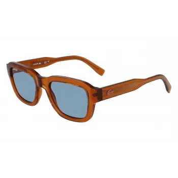 Lacoste L6048S-210 unisex hranaté slnečné okuliare Havana hnedé 51mm