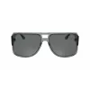 LACOSTE L6056S5916035 unisex hranaté slnečné okuliare Havana zelená 59 mm