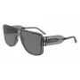 LACOSTE L6056S5916035 unisex hranaté slnečné okuliare Havana zelená 59 mm