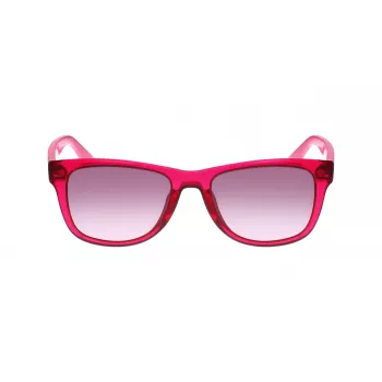 Lacoste L734S unisex obdĺžnikové slnečné okuliare - čierny rám sivé sklá 52/18/140 mm