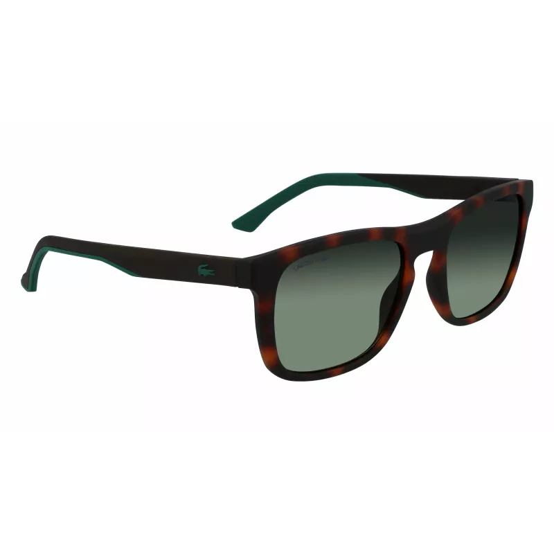 Lacoste L956S-230 pánske slnečné okuliare Havana hnedé obdĺžnikové acetát 55mm