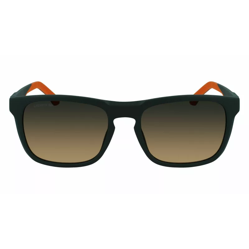 Lacoste L956S-301 pánske hranaté slnečné okuliare zelený acetátový rám UV400