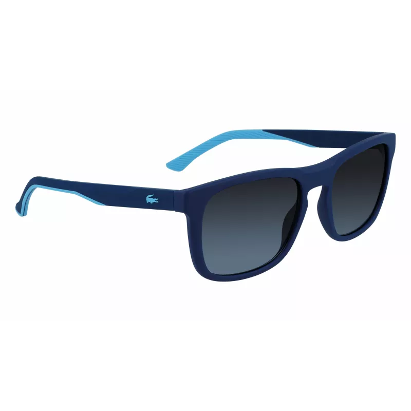 Lacoste L956S 401 pánske slnečné okuliare, modrý rám, sivé šošovky, 55 mm