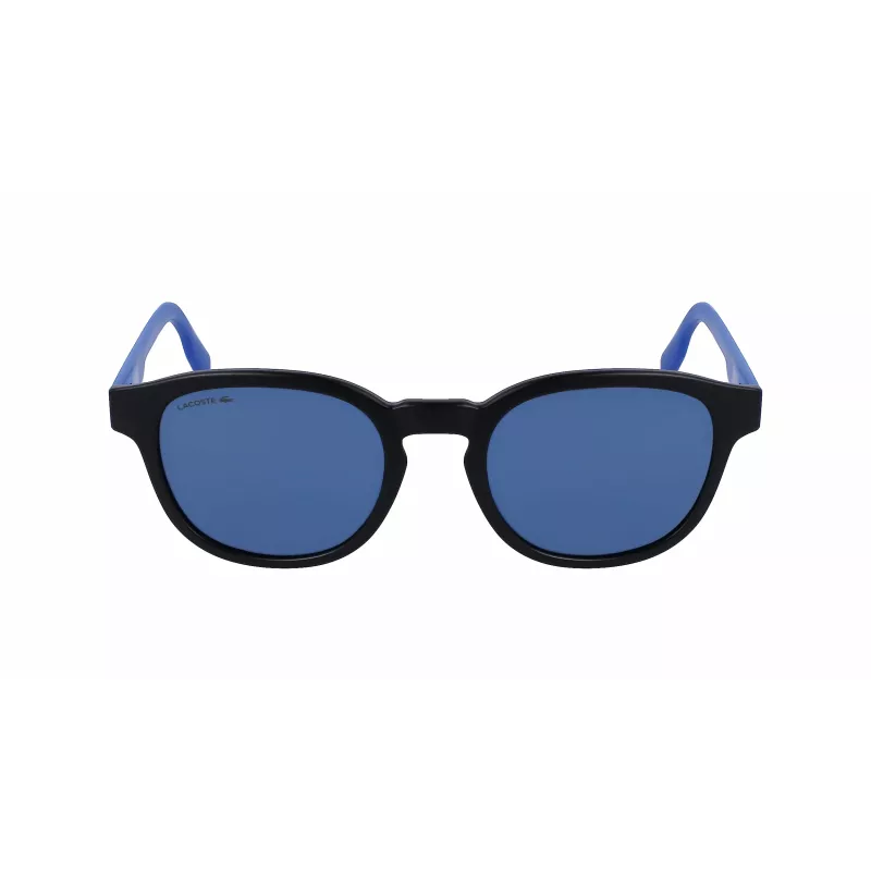 LACOSTE L968SX-002 unisex slnečné okuliare čierny rám sivé sklá 51 mm