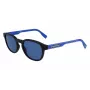 LACOSTE L968SX-002 unisex slnečné okuliare čierny rám sivé sklá 51 mm