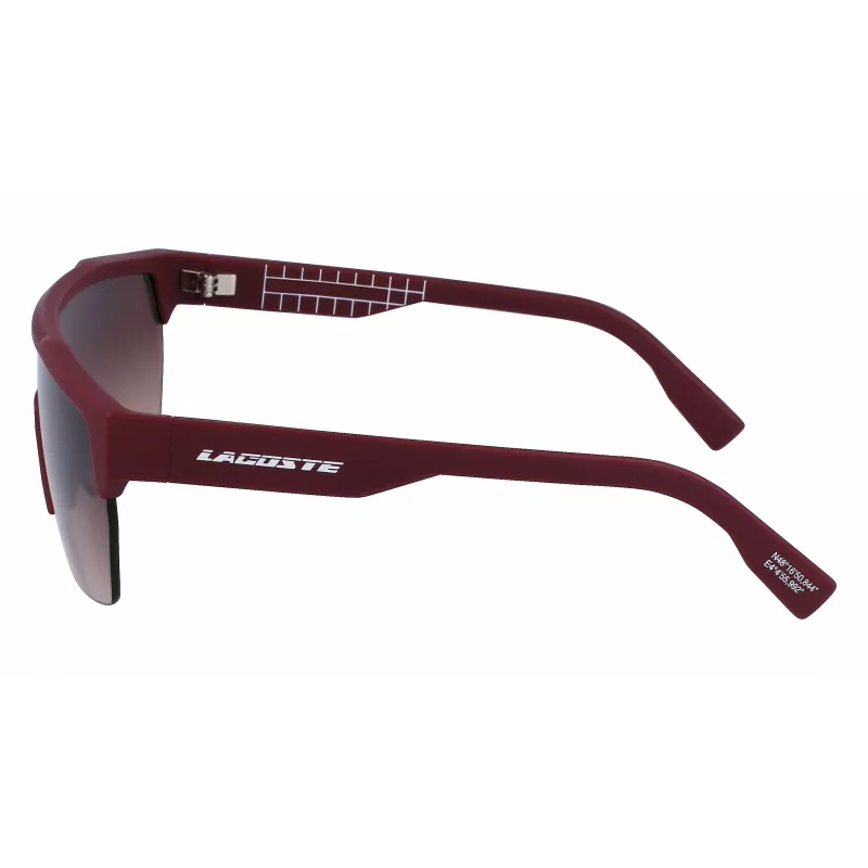 Lacoste L989S-603 pánske obdĺžnikové slnečné okuliare havana zelená 62/19/135 mm