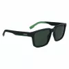 Lacoste L999S-301 pánske slnečné okuliare, matný zelený rám, tmavozelené šošovky, 55/18/145 mm