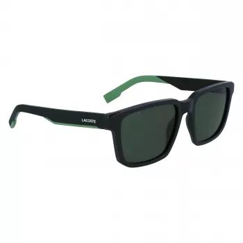 Lacoste L999S-301 pánske slnečné okuliare, matný zelený rám, tmavozelené šošovky, 55/18/145 mm