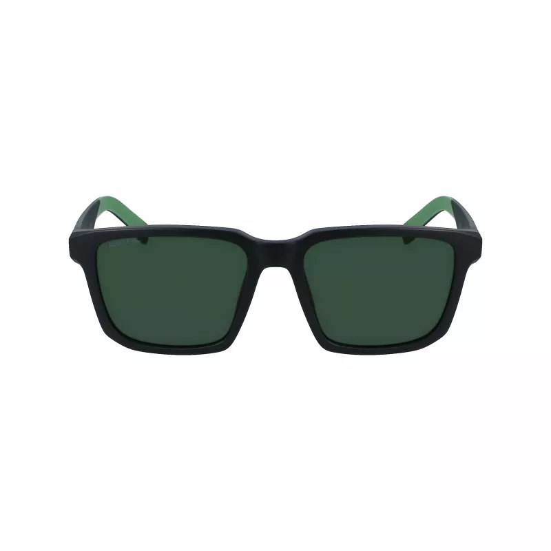 Lacoste L999S-301 pánske slnečné okuliare, matný zelený rám, tmavozelené šošovky, 55/18/145 mm