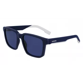 Lacoste L999S-401 pánske slnečné okuliare - havanský acetátový rám, modré polykarbonátové sklá, UV400 ochrana