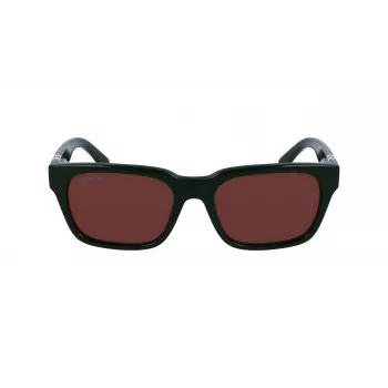 Lacoste pánske hranaté acetátové slnečné okuliare L6007S5418318 54/18/145 mm zelená