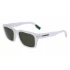 Lacoste pánske obdĺžnikové slnečné okuliare L6004S-970 čierna/sivá 55/19/145 mm