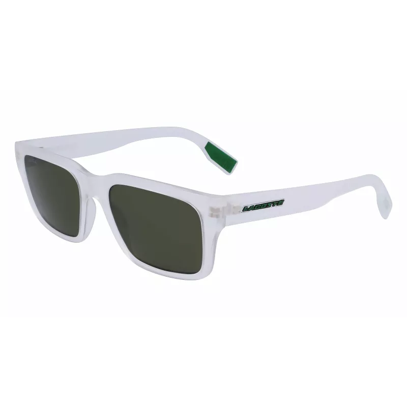 Lacoste pánske obdĺžnikové slnečné okuliare L6004S-970 čierna/sivá 55/19/145 mm