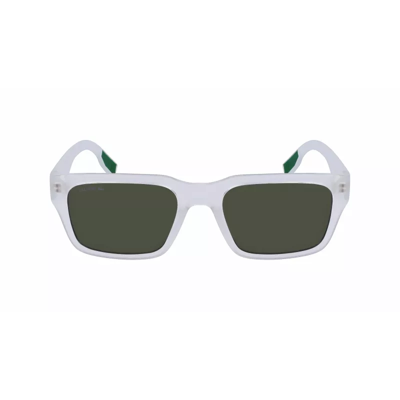Lacoste pánske obdĺžnikové slnečné okuliare L6004S-970 čierna/sivá 55/19/145 mm
