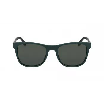 Lacoste pánske obdĺžnikové slnečné okuliare L6031S-301 Havana zelené 56/18/145 mm