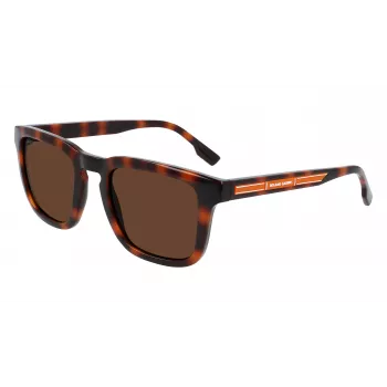 Lacoste pánske obdĺžnikové slnečné okuliare L951SRG-214 Havana acetát zelené polykarbonátové šošovky 52/22/145 mm