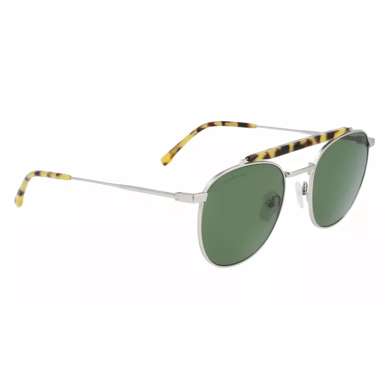 Lacoste pánske slnečné okuliare L241S-045 tmavosivé obdĺžnikové plné obruby acetát UV400