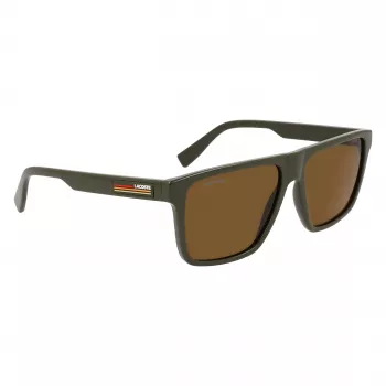 Lacoste pánske slnečné okuliare L6027S-275 Havana acetát obdĺžnikové 57mm