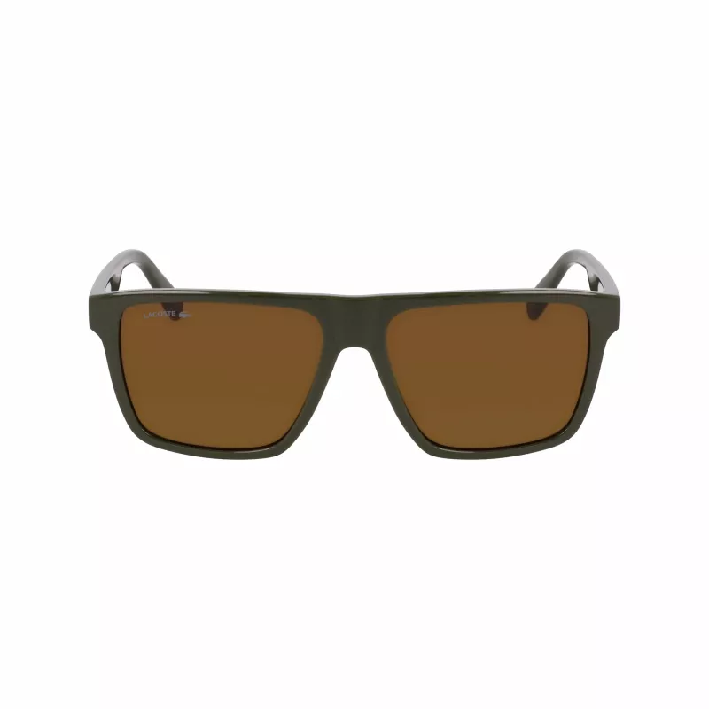 Lacoste pánske slnečné okuliare L6027S-275 Havana acetát obdĺžnikové 57mm