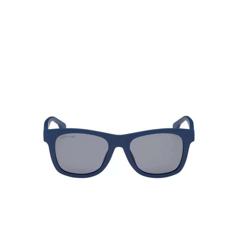LACOSTE SUNGLASSES L3651SRG-400 unisex matná modrá obdĺžnikové plný rám 48/17/130 mm