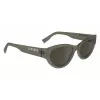 Lacoste dámske slnečné okuliare L6013S5418210 Havana acetát hranatý rám hnedá gradientová šošovka 54 mm