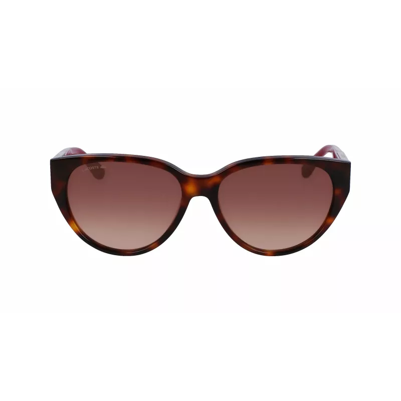 Lacoste dámske slnečné okuliare L985S-240 Havana hnedé gradientové 59 mm