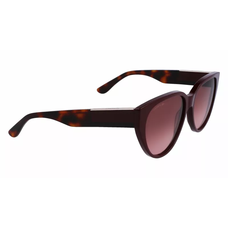 Lacoste dámske slnečné okuliare L985S-603 bordové obruby sivé gradientové sklá 59 mm