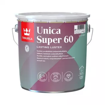 LACQ UNICA SUPER 60 S/GL 2.7L Alkydová emailová farba polomatná