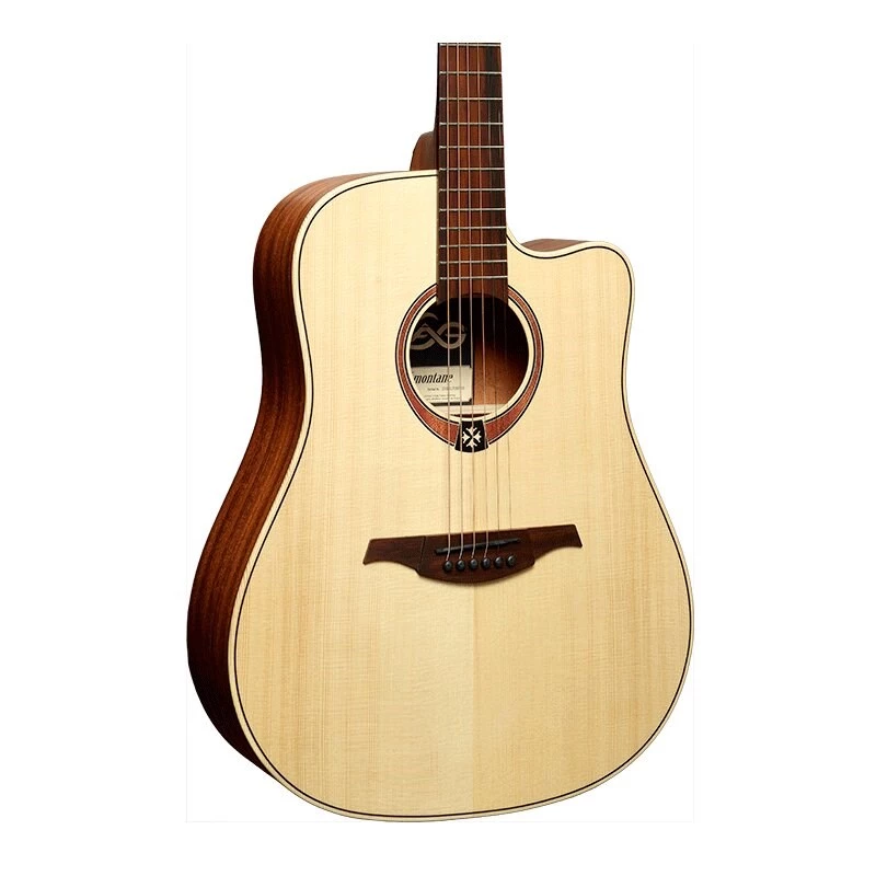 Lag GLA Tramontane 70 DC Dreadnought Cutaway akusticko-elektrická gitara - prírodná