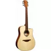 Lag GLA Tramontane 70 DC Dreadnought Cutaway akusticko-elektrická gitara - prírodná