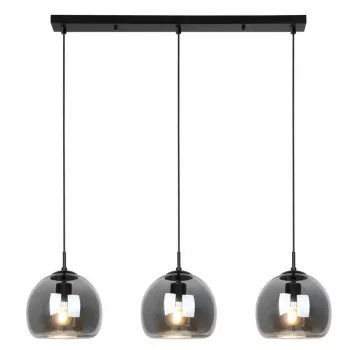 LAMP PENDANT RITA 3XE27 čierna