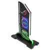 Lamptron vertikálny držiak GPU s displejom - čierny